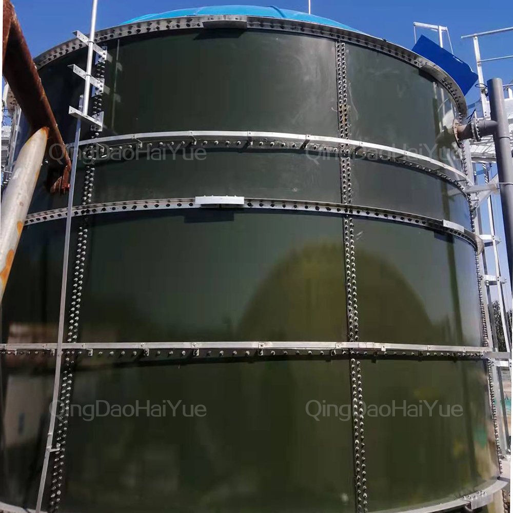 Hot sale Industrial waste water treatment tank glass fused to steel material bolted tank