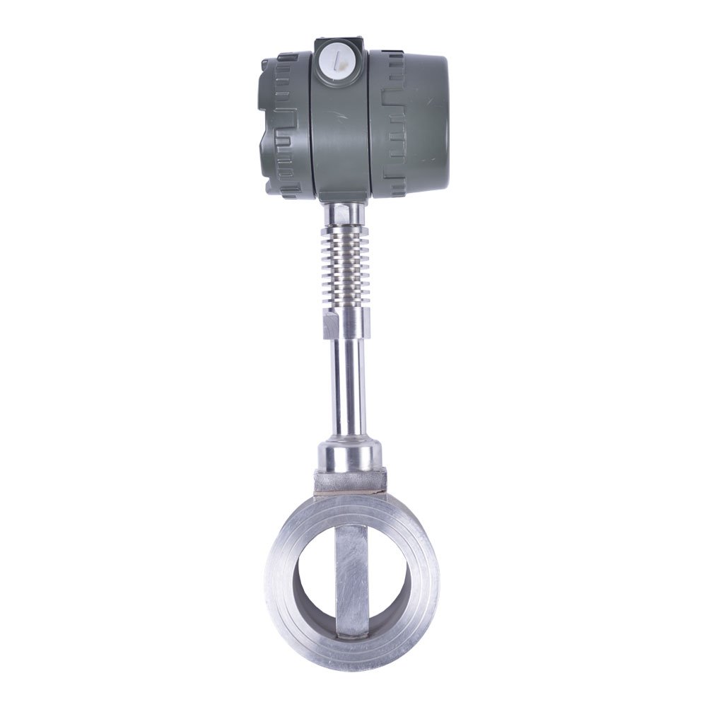 3 Inch Vortex Flow Meter Oxygen For Biogas Steam Oxygen Co2 Gas Flowmeter For High Temperature Flue Hydrogen Chlorine Gasoline
