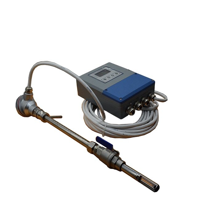 High Temperature Flange Insert Type Natural Gas Compressed Air Industrial Thermal Gas Mass Flow Meter