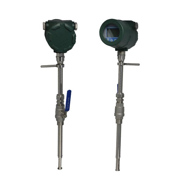 High Temperature Flange Insert Type Natural Gas Compressed Air Industrial Thermal Gas Mass Flow Meter