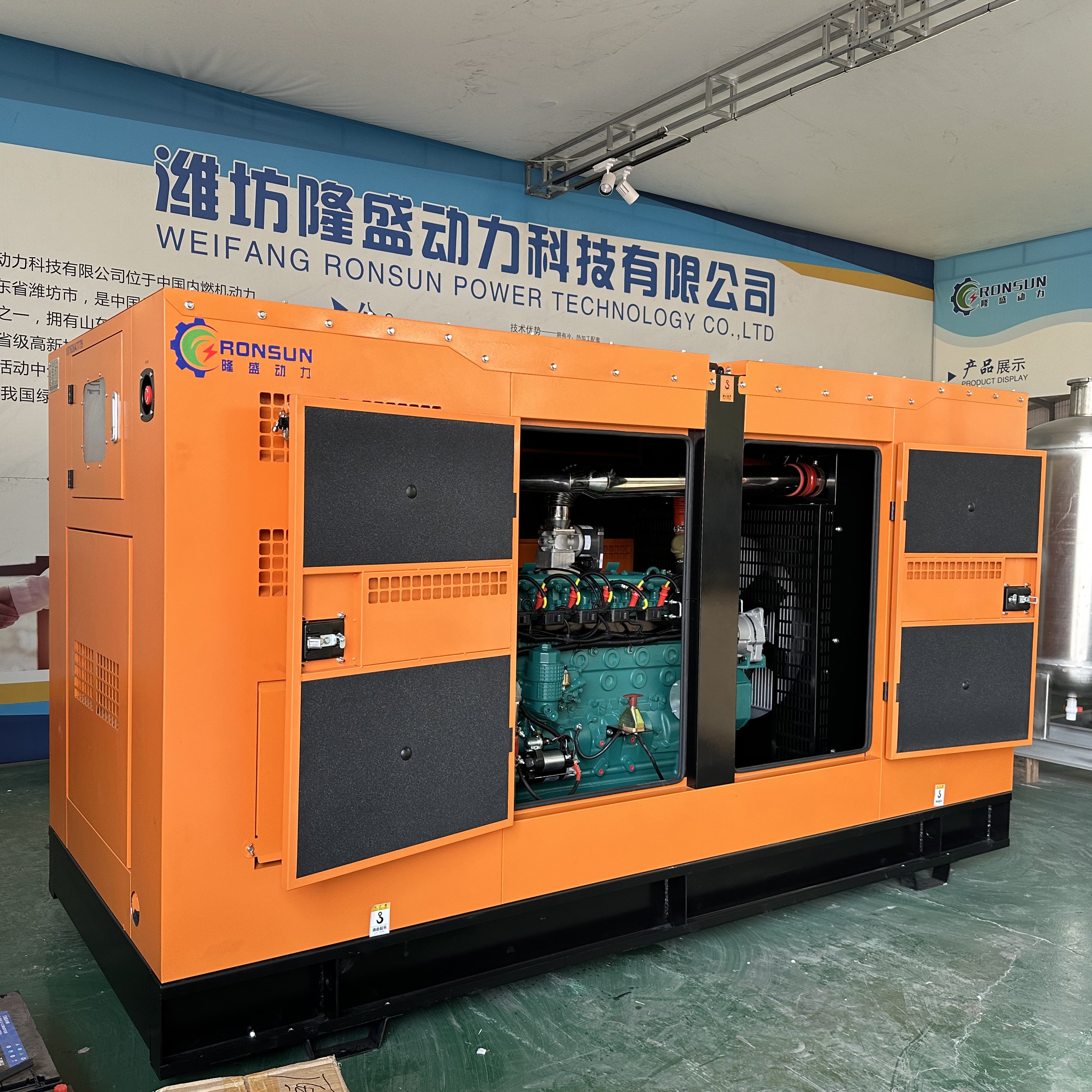 Planta generadora de gas natural, biogas y GLP barata de 80kw/100kva con motor weichai