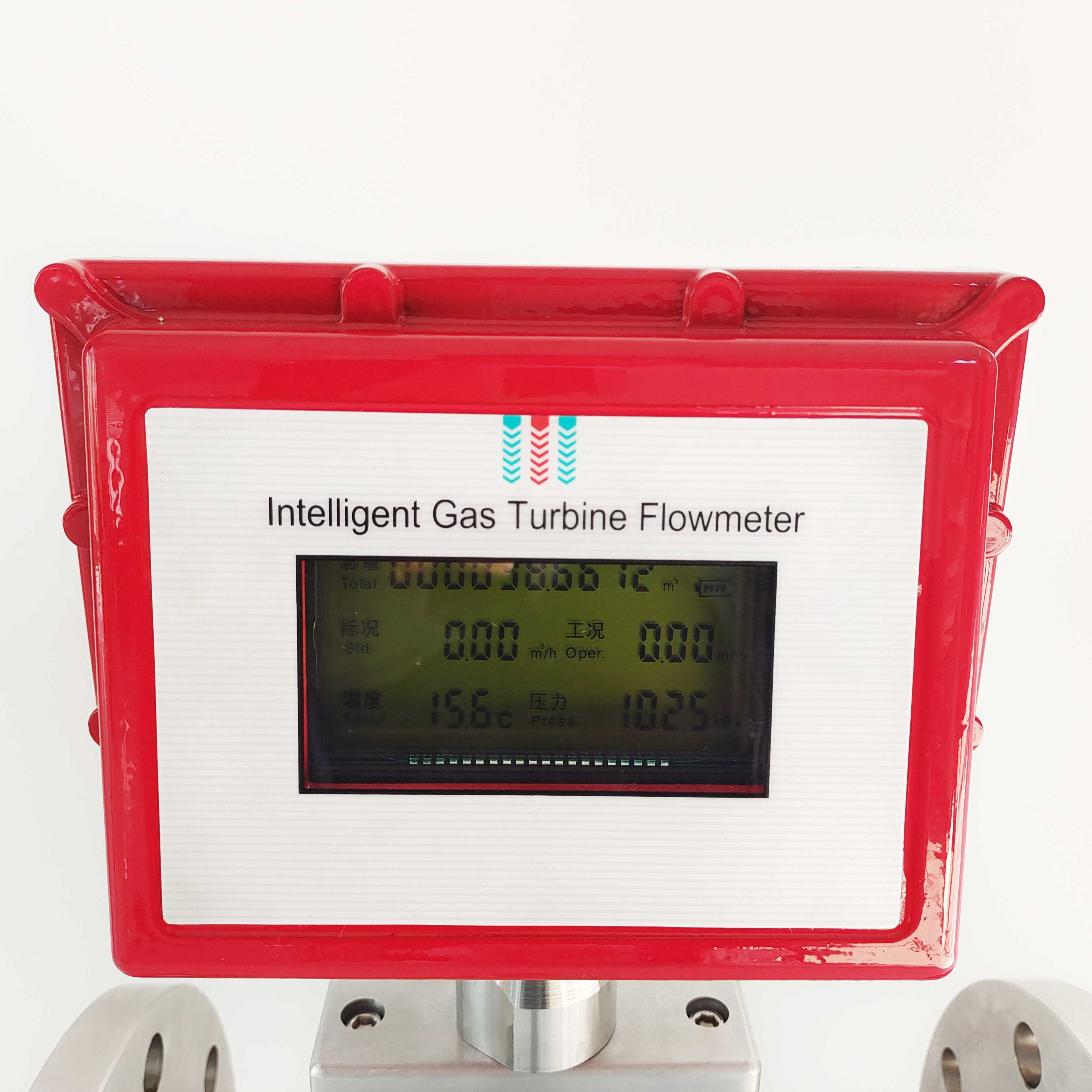 3'' natural gas flowmeter sensor air lpg gas cng turbine flow meter