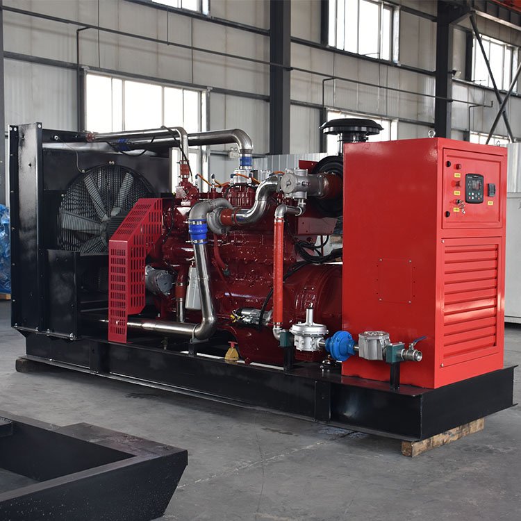 Large Emergency Equipment 3000 Running Hours 6BTA Biogas Generator Set 80KW natural Gas Generator