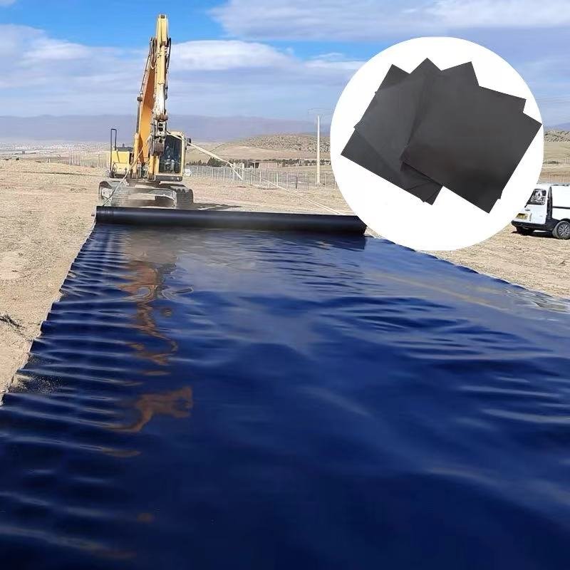 Large scale livestock biogas digester black geomembrane film and corrosion-resistant HDPE anti-seepage film