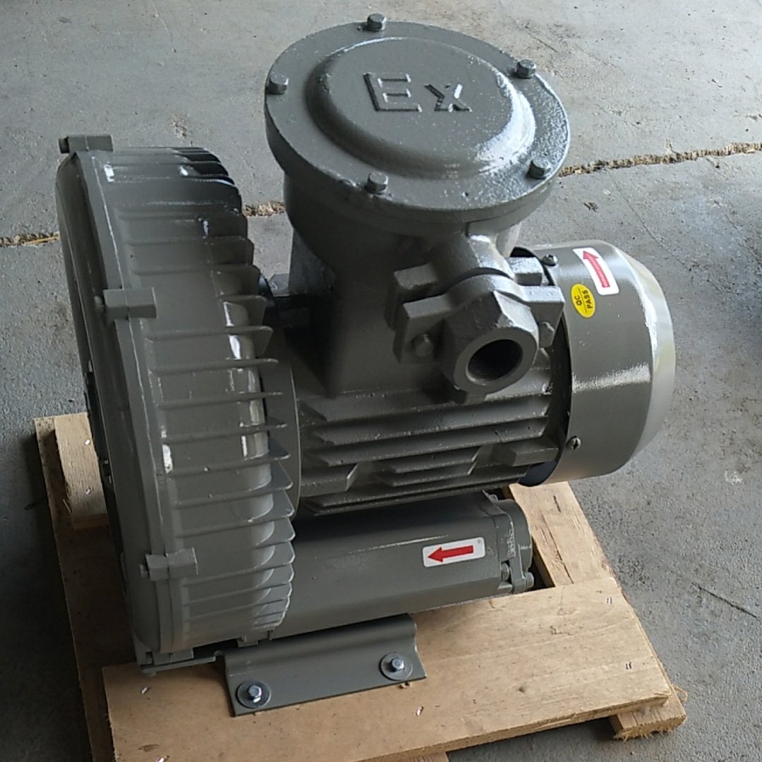 2 HP 1.5 KW 380V Explosion Proof Side Channel Air Blower For Biogas System