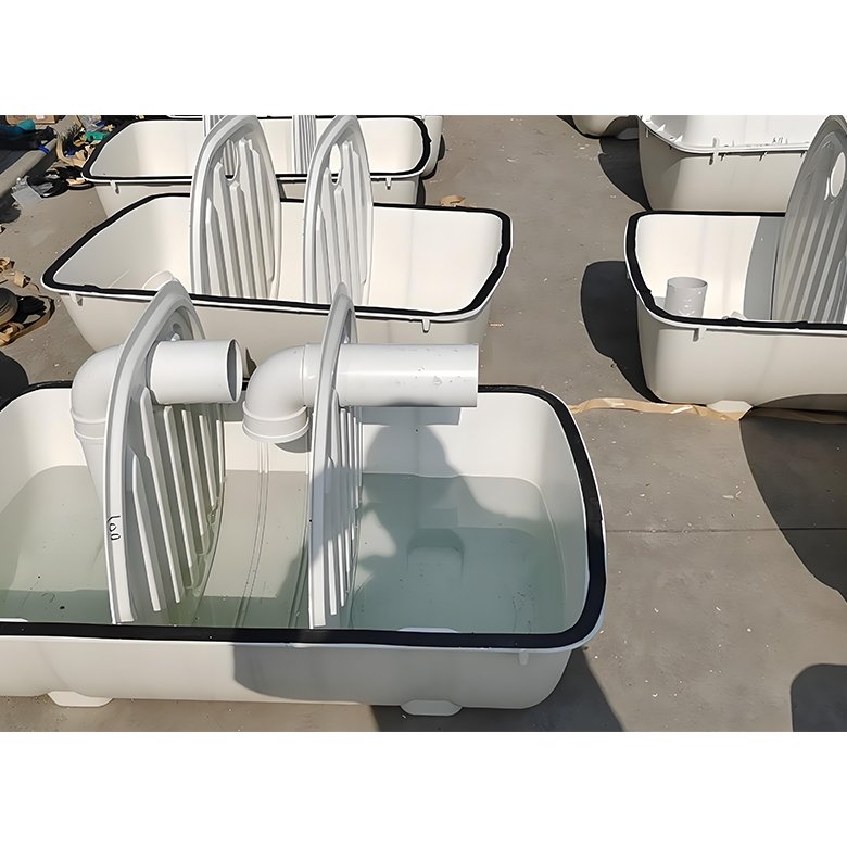 GRP Biogas Bio Digester Small Sewage Treatment Tank with Filters Mini Wastewater treatment plant with pumps