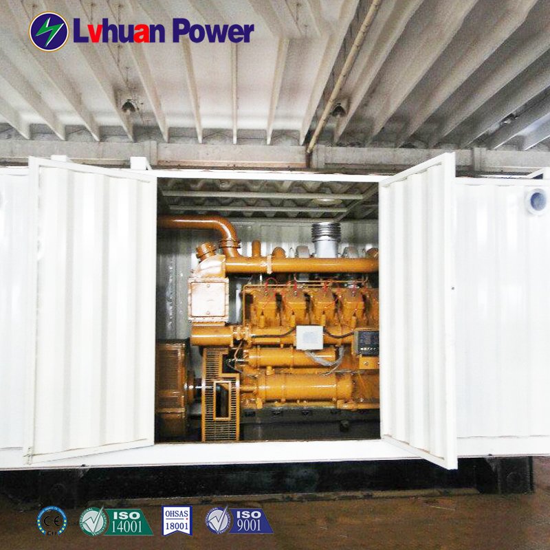 CE ISO Approved Silent 30-2000kw Gas Turbine Generator for CNG LNG LPG Natural Methane Gas High Efficiency
