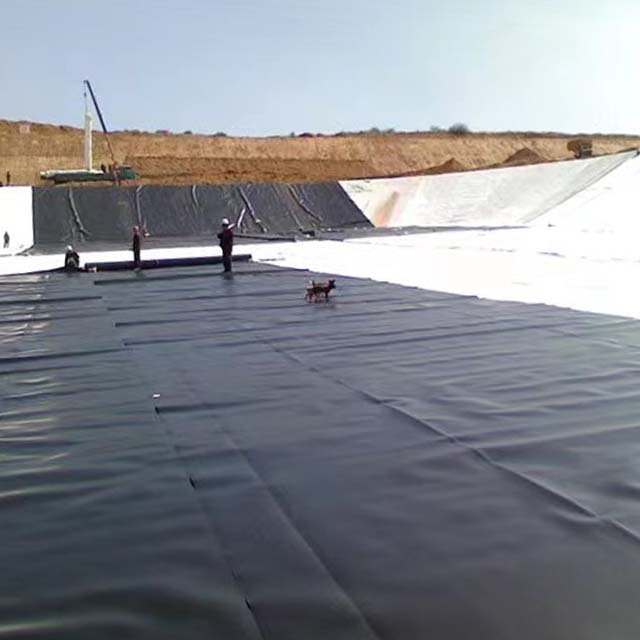 Fish pond water storage biogas digester double rough surface impermeable special membrane
