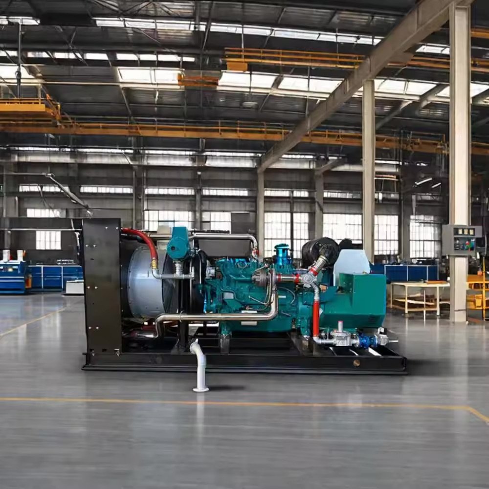3 Phase 500KW Natural Gas Generator ISO9001 Certificate Brushless Excitation Water Cooling LPG Biogas Fuel Rated Power 10KW