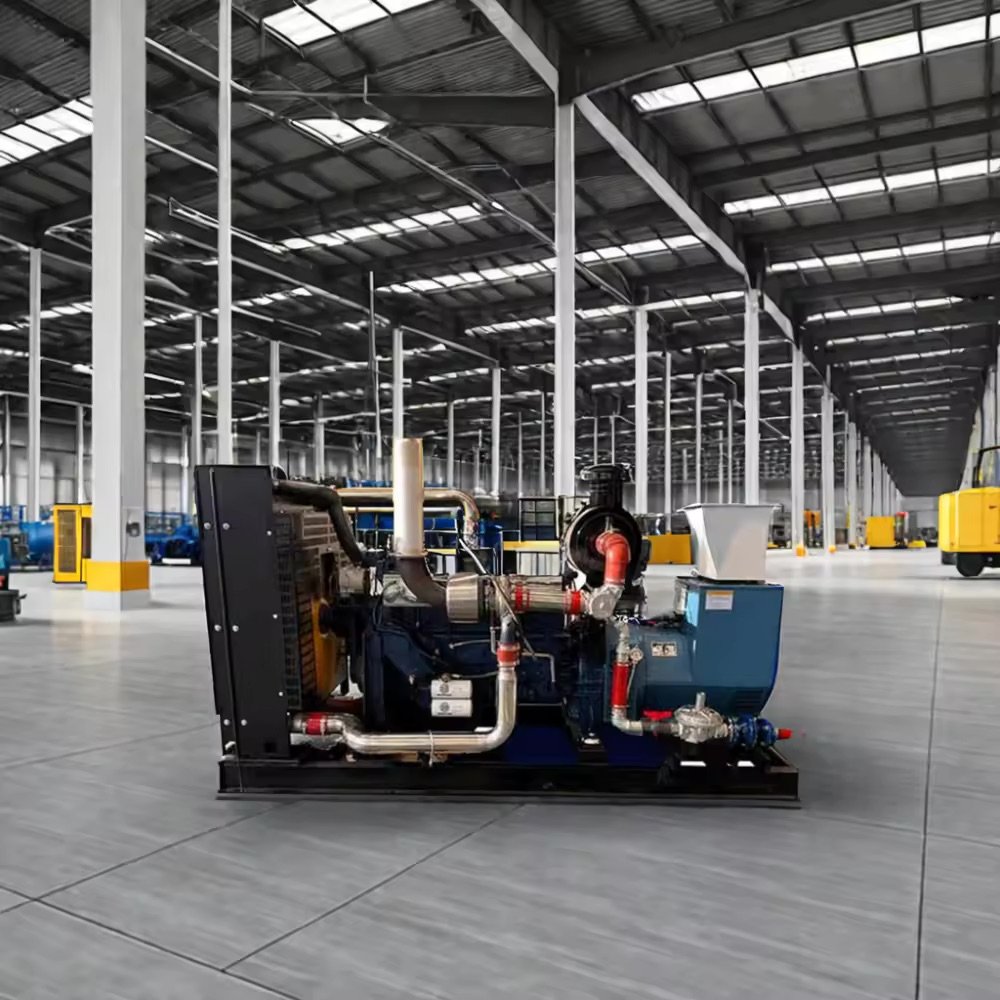 3 Phase 500KW Natural Gas Generator ISO9001 Certificate Brushless Excitation Water Cooling LPG Biogas Fuel Rated Power 10KW