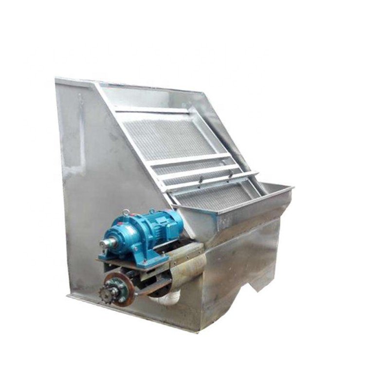 Inclined screen type poultry manure wet and dry separator machine Inclined screen type solid-liquid separator machine