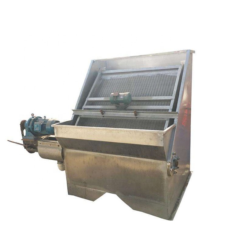 Inclined screen type poultry manure wet and dry separator machine Inclined screen type solid-liquid separator machine