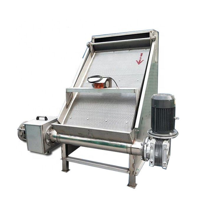 Inclined screen type poultry manure wet and dry separator machine Inclined screen type solid-liquid separator machine