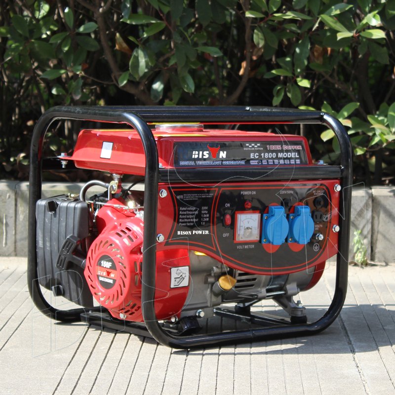 Bison Standby Power Station And Generator Electricity Eu Plugs 1Kw Silent Generators For Sale 1200W