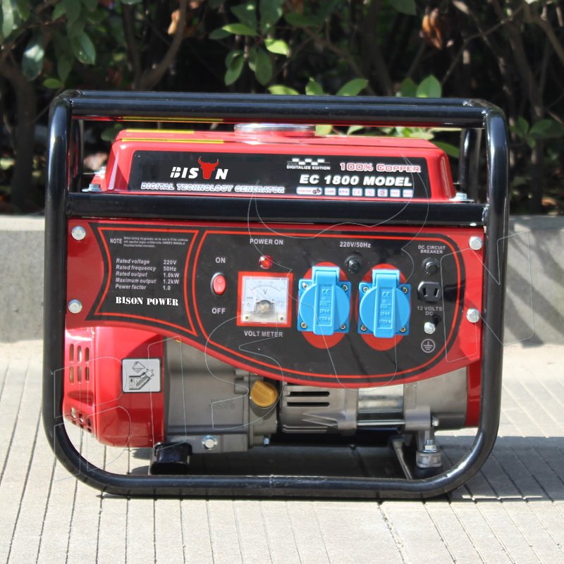 Bison Standby Power Station And Generator Electricity Eu Plugs 1Kw Silent Generators For Sale 1200W