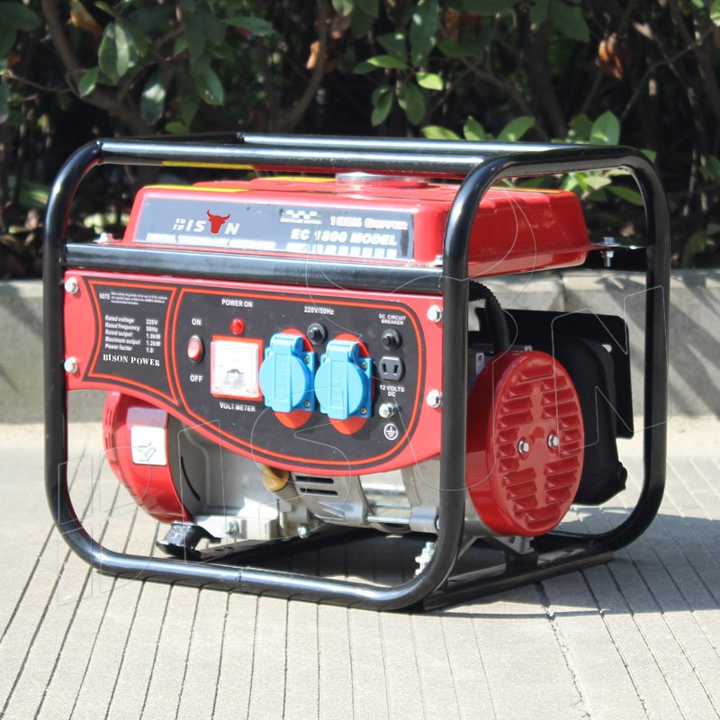 Bison Standby Power Station And Generator Electricity Eu Plugs 1Kw Silent Generators For Sale 1200W