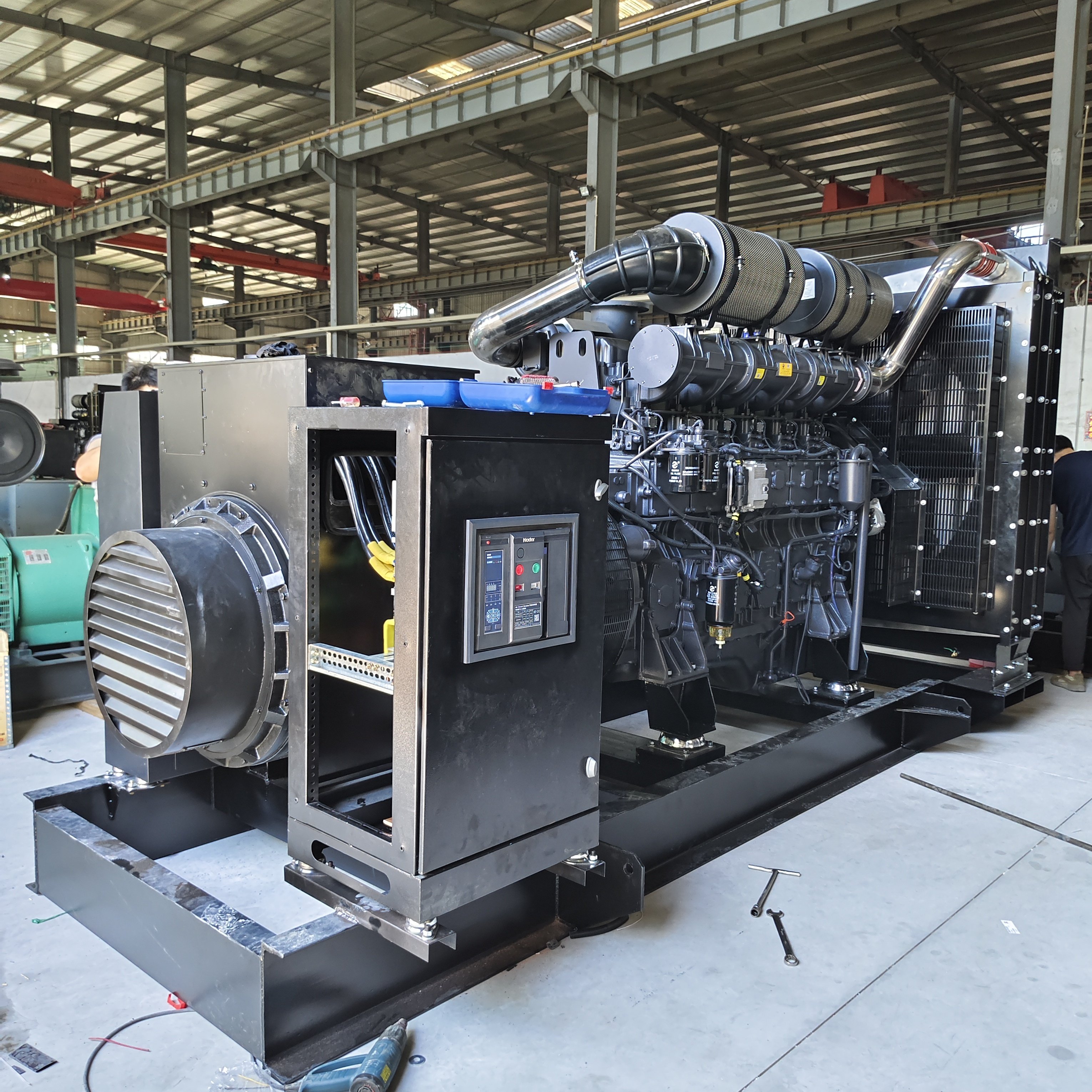 SHX Yuchai Engine 2MW 2000KW Natural Gas Backup Power Plant Industrial 3 Phase Genset Heavy Duty 2500kva LNG Biogas Generator