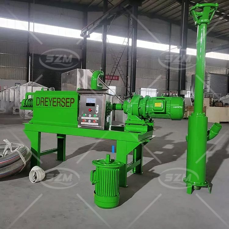 Agricultural Cow Dung Solid-Liquid Separator Manure Biogas Slurry Dewatering Machine