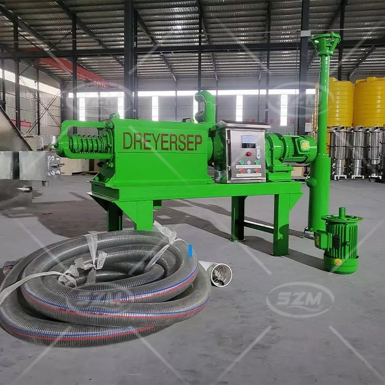 Agricultural Cow Dung Solid-Liquid Separator Manure Biogas Slurry Dewatering Machine