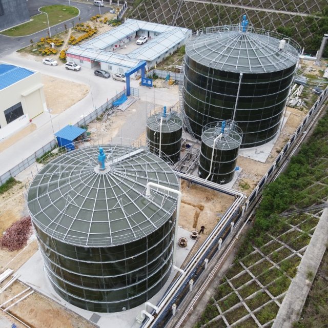HG Enamelled Tanks: Enamel Assembled Tank For Large Project Biogas Digester