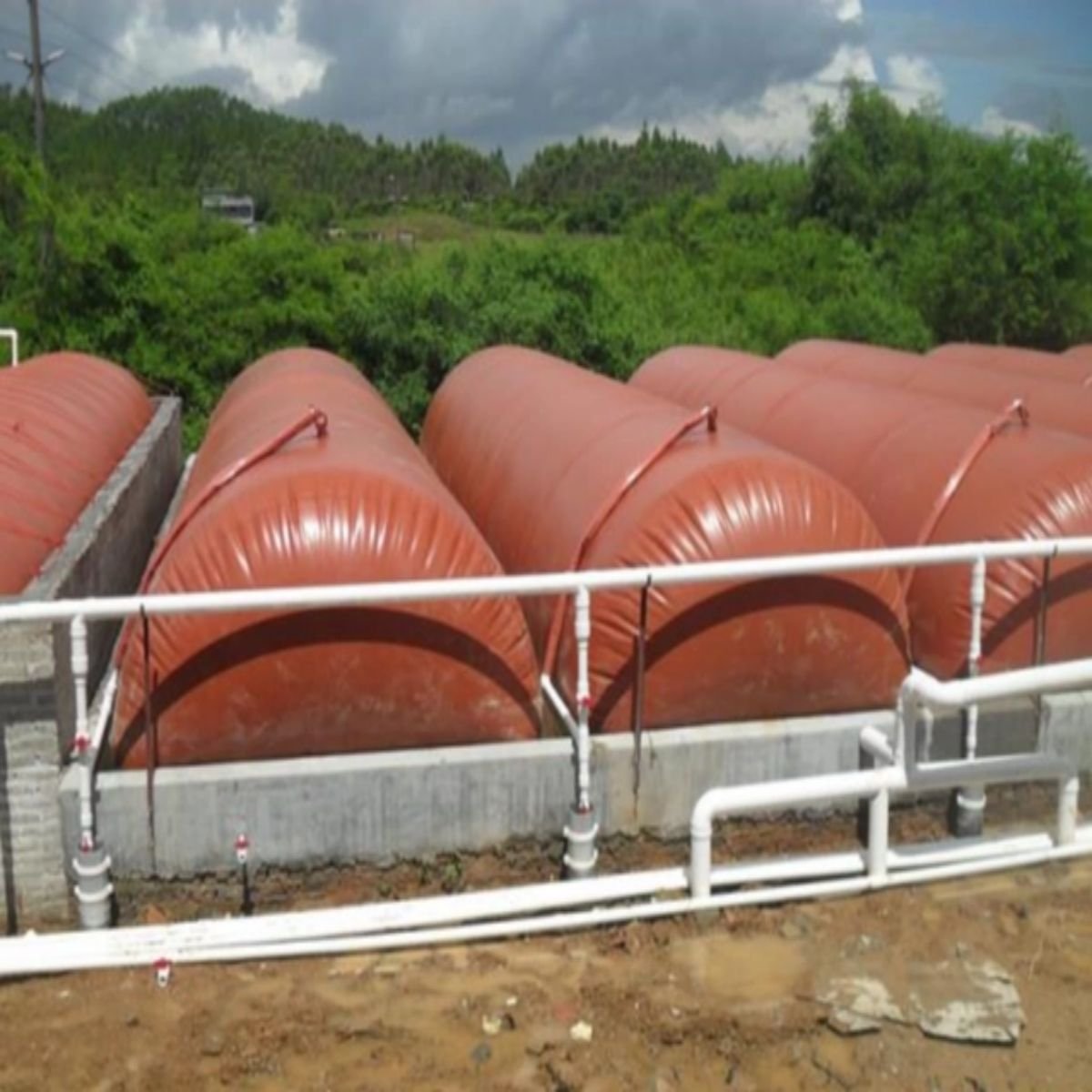 60 80 mil Waterproofing Liners for Biogas Digester Usage