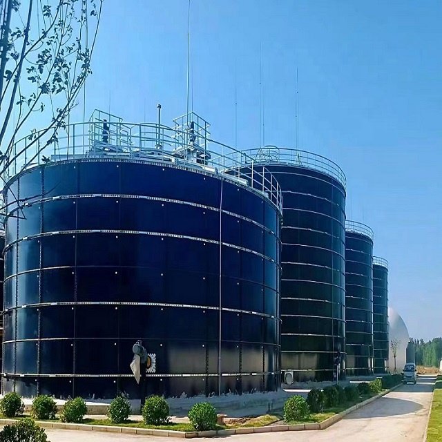 Scrubber tanks effluent treatment glass fused to steel tank