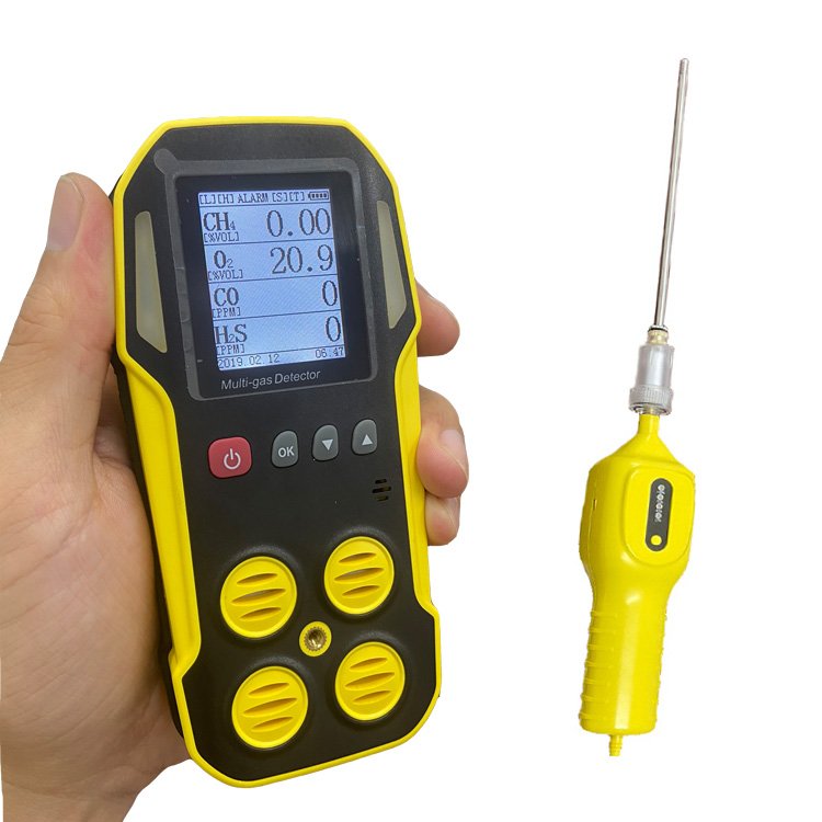Landfill sewer plant SAZQ IRCD4 biogas detector high precision 100% NDIR sensor co2 ch4 portable methane gas analyzer