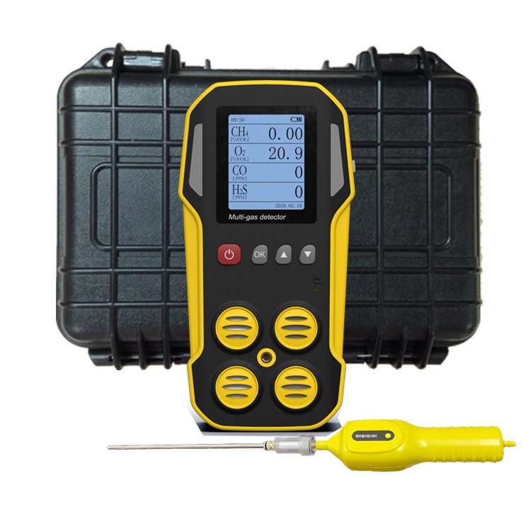 Landfill sewer plant SAZQ IRCD4 biogas detector high precision 100% NDIR sensor co2 ch4 portable methane gas analyzer