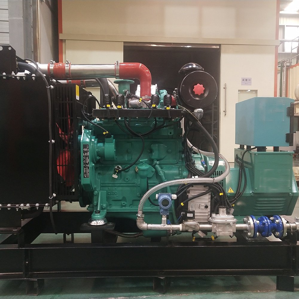 High Quality Silent Propane LPG LNG CNG Electric Natural Gas Engine Power Generator 80kW 100kVA