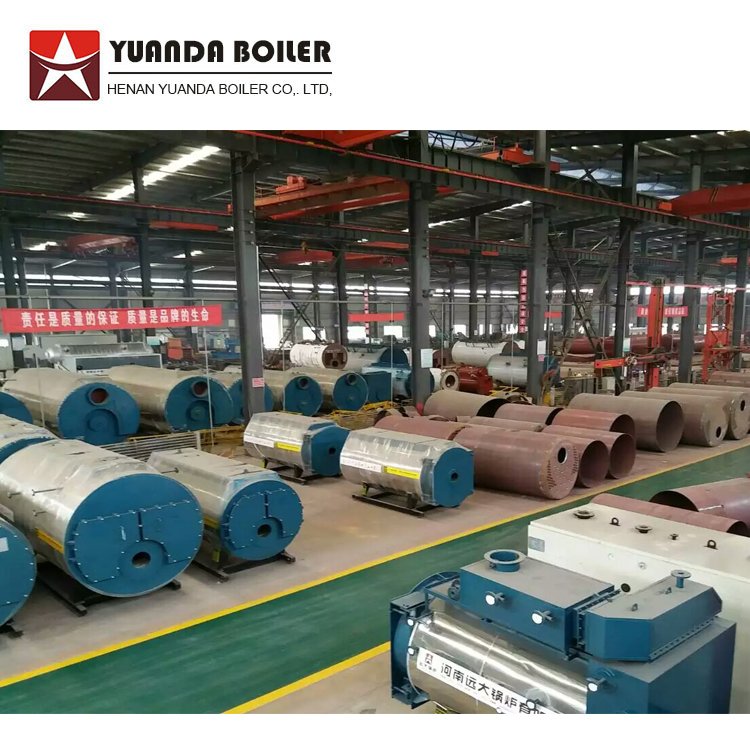 WNS1 1.5 2 3 4 5 6 8 10 12 15 20 tph Natural Gas diesel bunker Fuel Steam Boiler for food factory