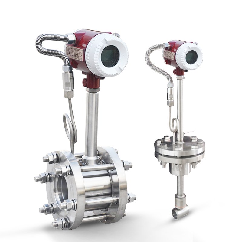 High pressure vortex flowmeter hydrogen Lpg gas saturated steam flow meter price