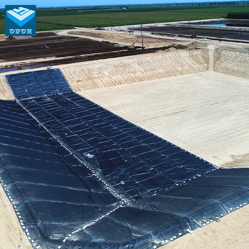 ASTM GRI GM13 Geomembrane 1.0mm 1.5mm 2.0mm Preformed Fountain Liners Smooth HDPE Geomembrane for Water Reservoir in Thailand