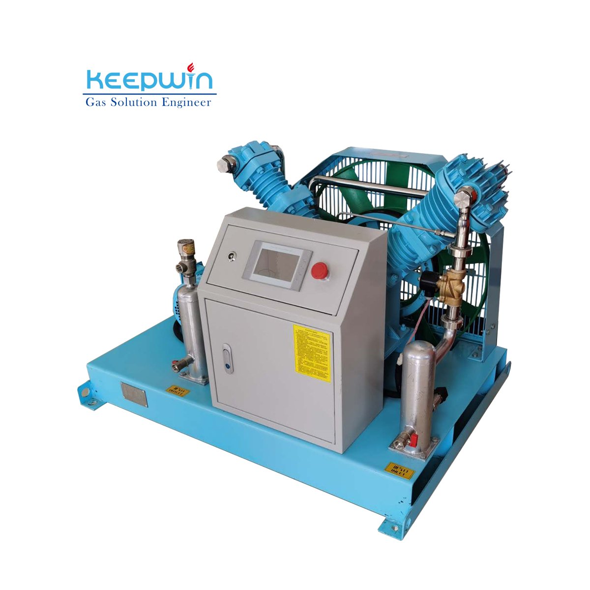 200 bar Gas booster compressor to fill 10m3 oxygen cylinders capacity: 20m3/h Oxygen Gas Compressor