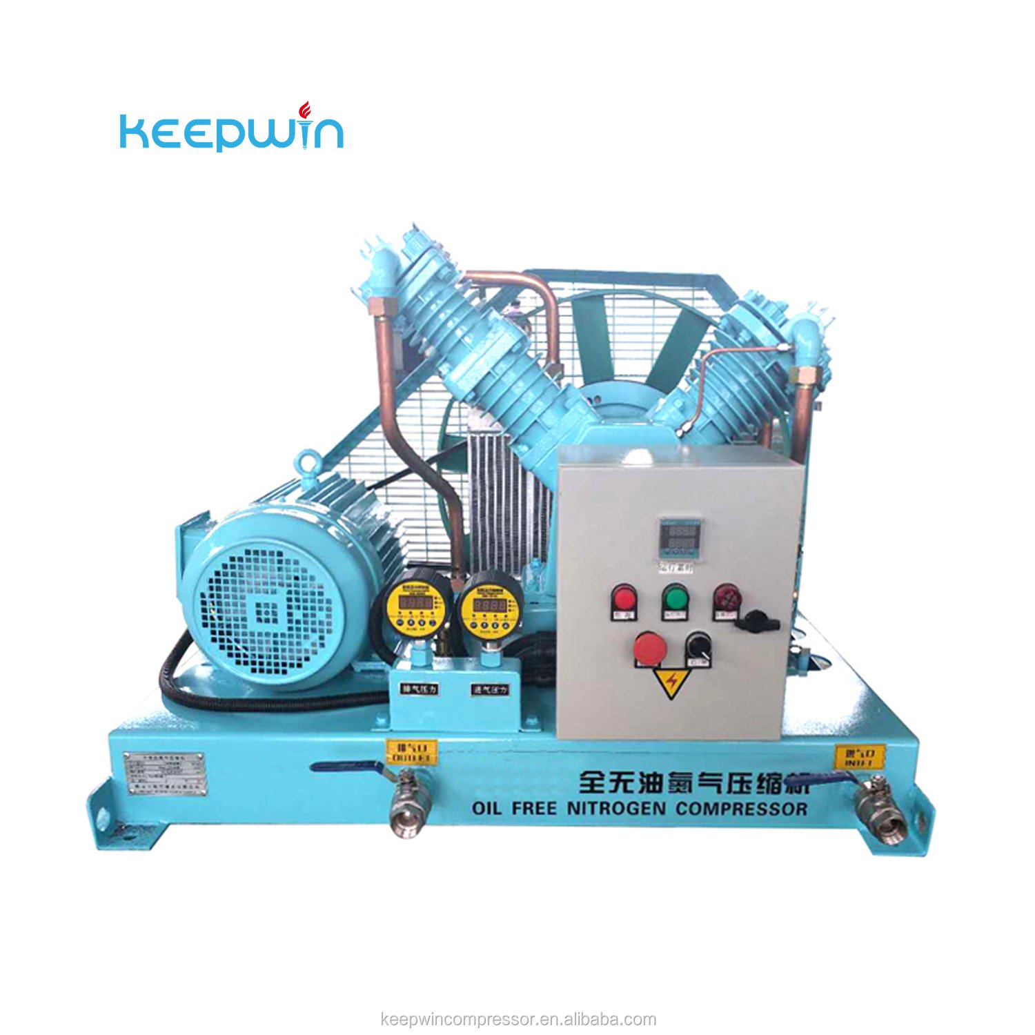 200 bar Gas booster compressor to fill 10m3 oxygen cylinders capacity: 20m3/h Oxygen Gas Compressor