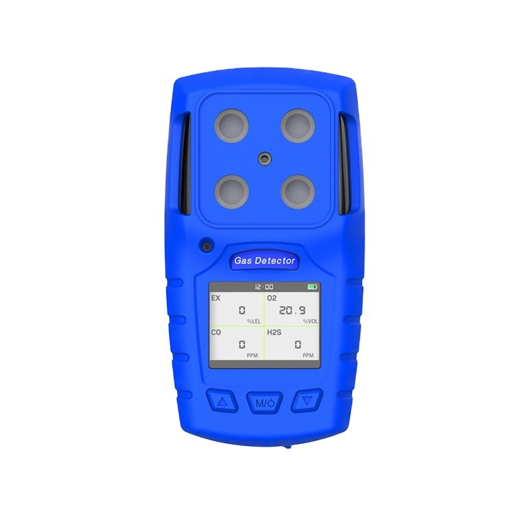 Safewill Portable CH4 CO H2S Gas Leak Detector Biogas Analyzer Portable Multi Gas Detector Wholesale 4 in 1 LED Digital Display