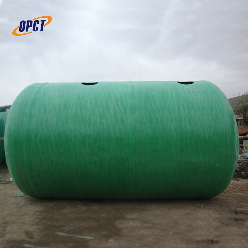 frp septic tank sewage water treatment biogas digester