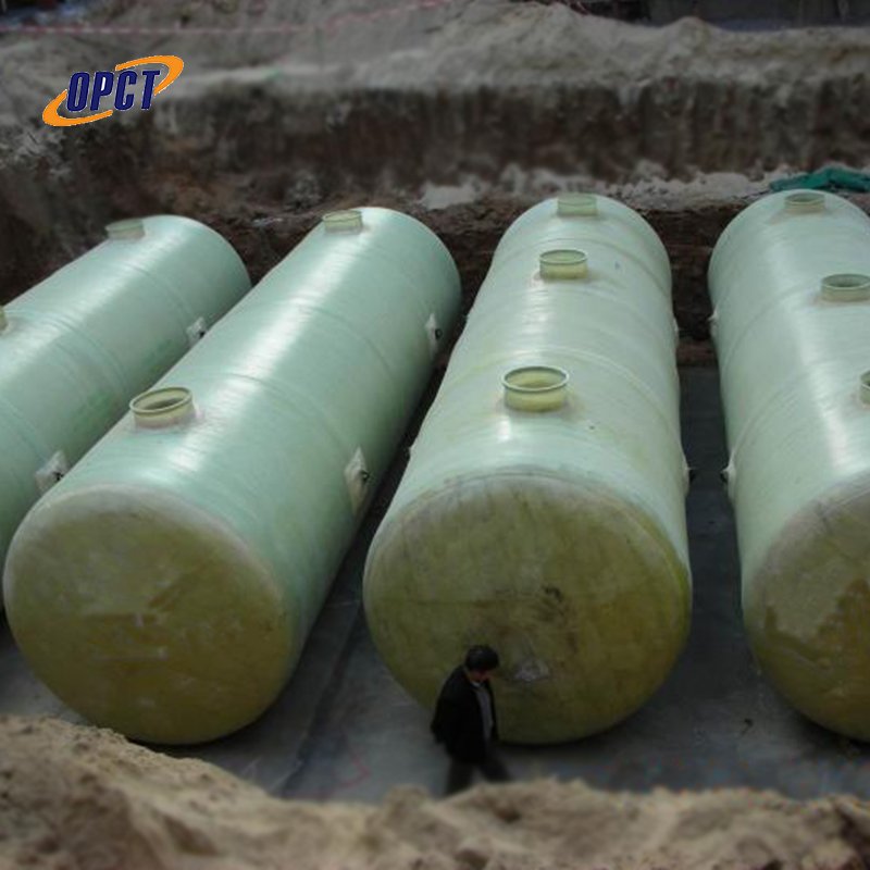 frp septic tank sewage water treatment biogas digester
