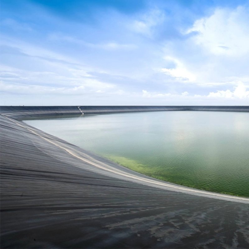 1.0mm Textured HDPE Geomembranes for Landfill Biogas Digester Tailing Pond Mining Project On sale