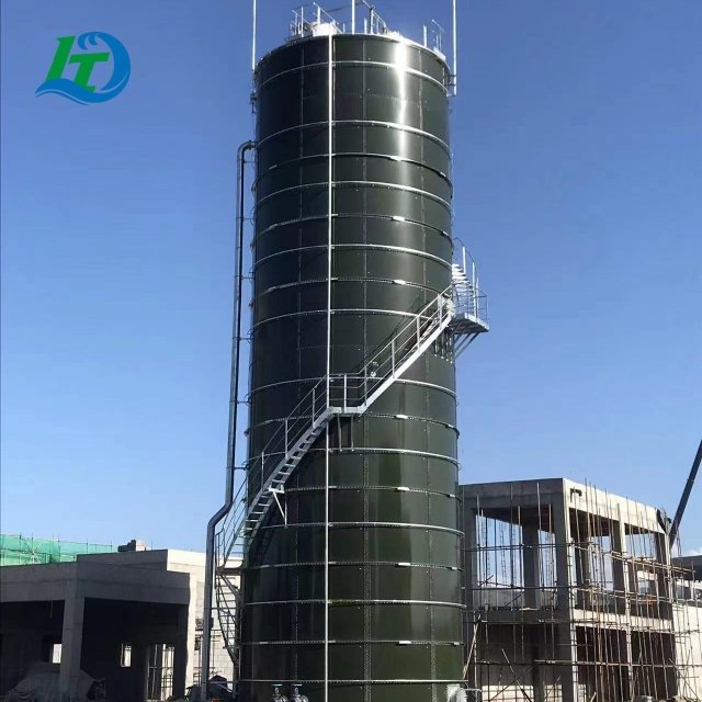 Industrial-Grade digester tank biogas energy power plant bsl enameled steel assembly tank for Large-Scale Projects
