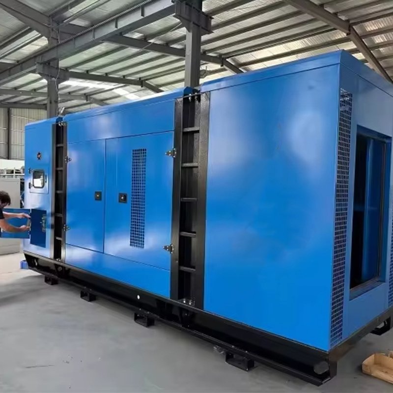 High-cost effective 75kva 60kw natural bio gas generator sounfproof silent type biogas generator for industry for outdoors