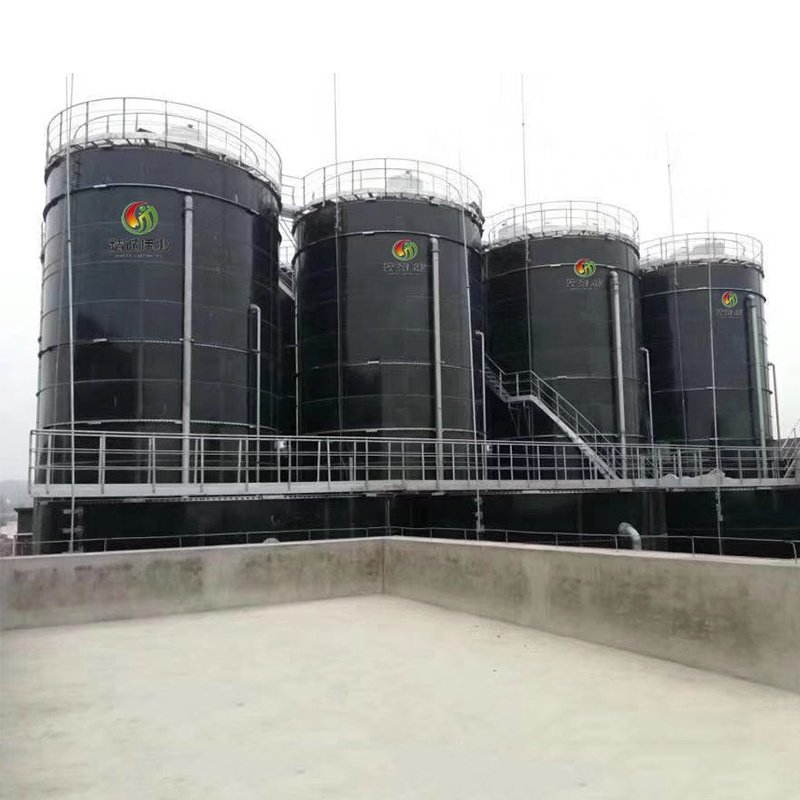 3*3000m3 Cstr Anaerobic Tank Reactor Biogas Plant