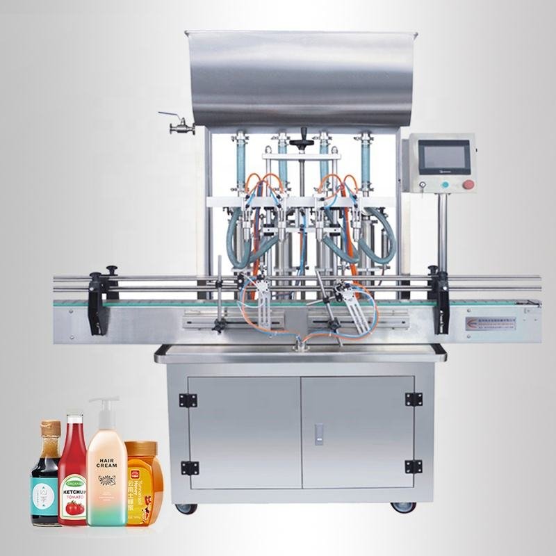 Large Flow One Gallon Bottle Water Juice Oil Jam Gas Biogas Cylinder Candle Mineral Water Filling Machine