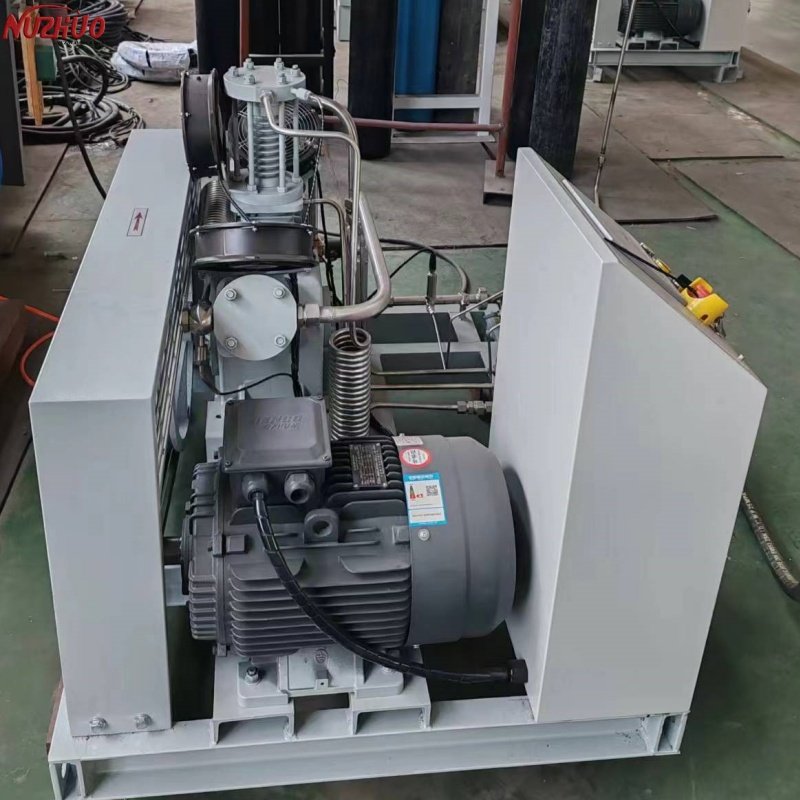 NUZHUO Lower CAPEX Oxygen Filling Machine Rapid Deployment Gas Booster Compressor for O2 Refilling Plant