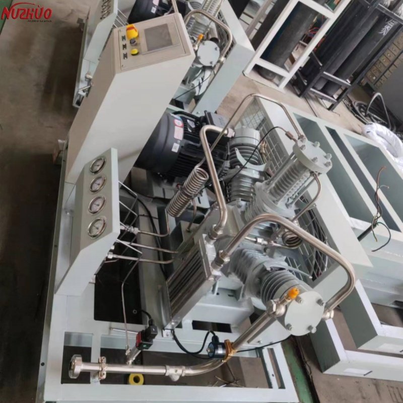 NUZHUO Lower CAPEX Oxygen Filling Machine Rapid Deployment Gas Booster Compressor for O2 Refilling Plant