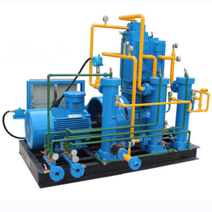 250bar Oil Free Natural Gas Compressor with Gas Liquid Transport for CNG Wellhead