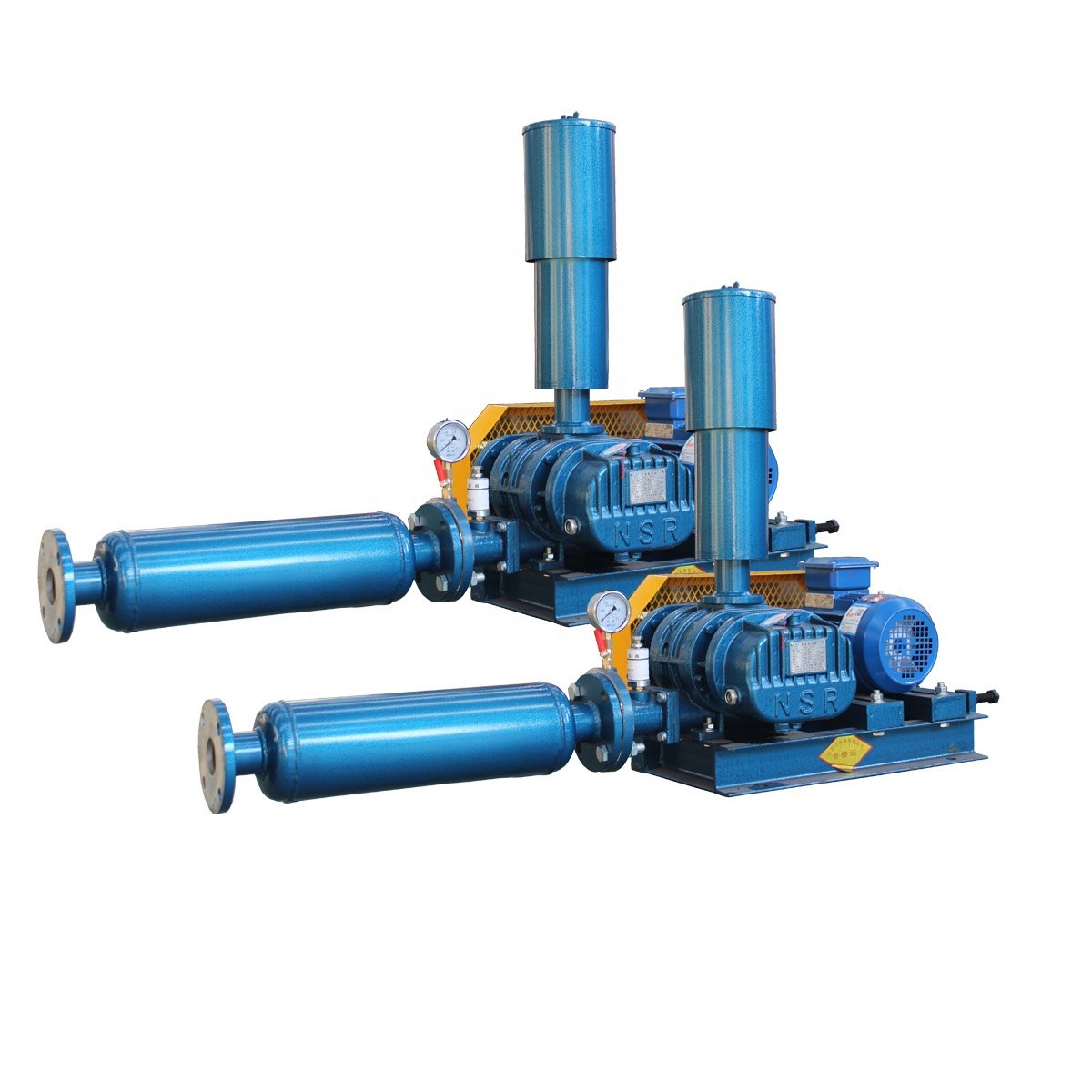 High Efficiency Good Quality Lobes Industrial Biogas Gas Blower Roots Blower Air Pump