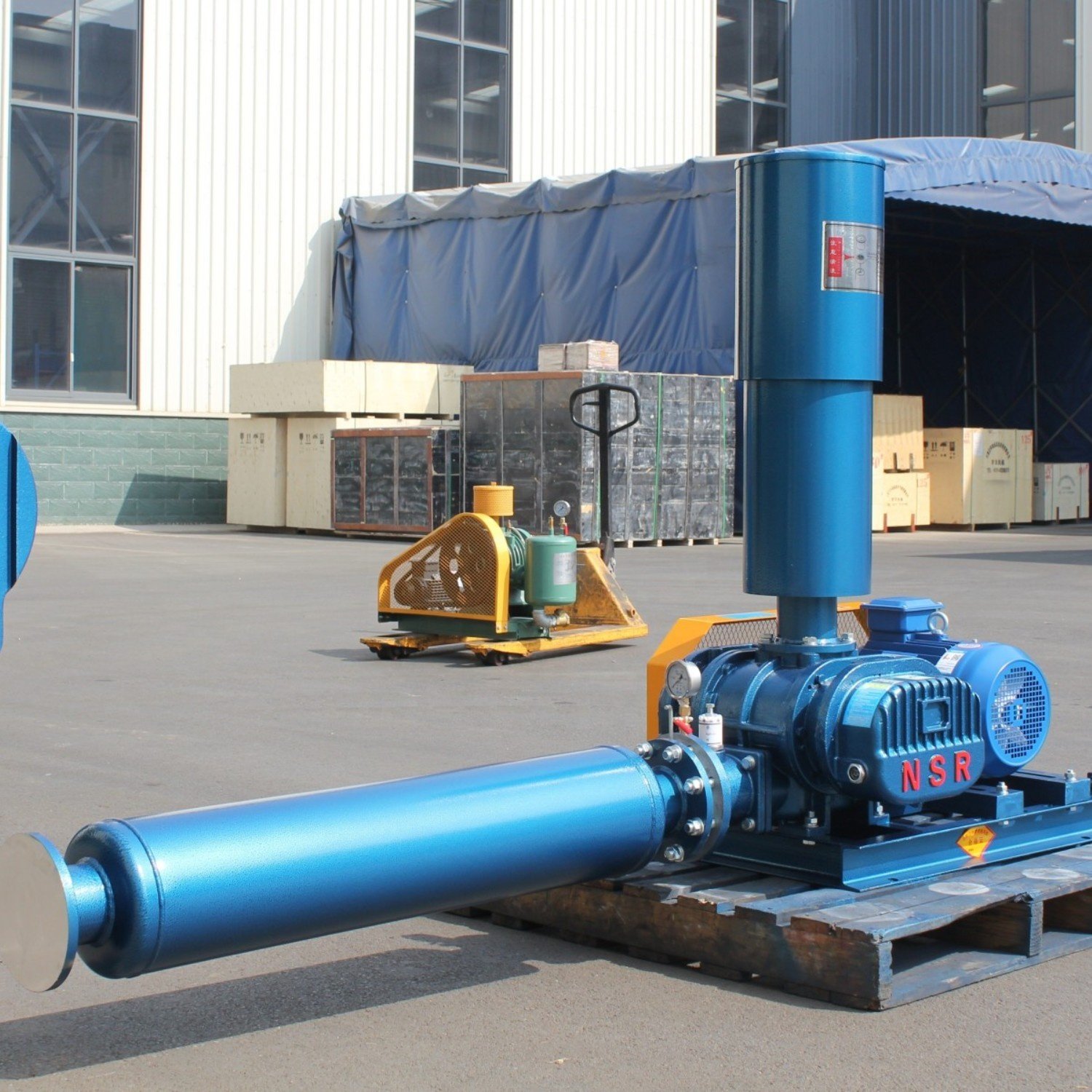 High Efficiency Good Quality Lobes Industrial Biogas Gas Blower Roots Blower Air Pump