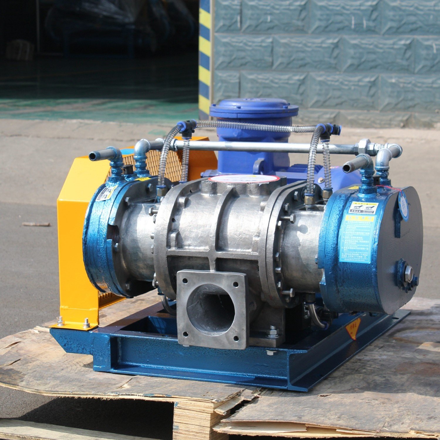 High Efficiency Good Quality Lobes Industrial Biogas Gas Blower Roots Blower Air Pump