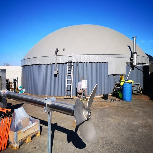 Biogas Mini Plant, Farm Animal Manure Biogas Treatment System, Enamel Tank Better Tank Concrete