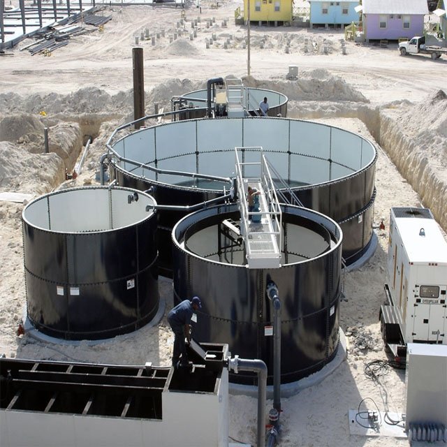 Biogas Mini Plant, Farm Animal Manure Biogas Treatment System, Enamel Tank Better Tank Concrete